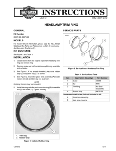 headlamp trim ring - Harley
