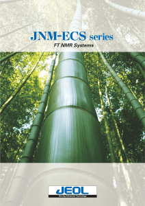 JEOL ECS 400 NMR product brochure