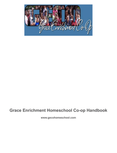 Grace Enrichment Homeschool Coop Handbook