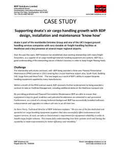 case study - Bdp Solutions