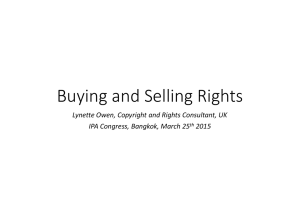 Buying and Selling Rights - International Publishers Association