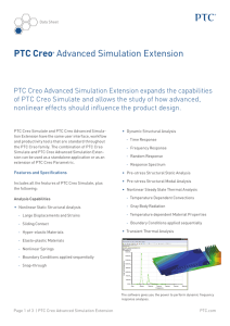 PTC Creo Advanced Simulation Extension