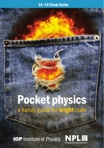 Pocket physics - Institute of Physics