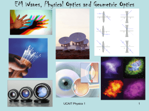 Physical and Geometric Optics