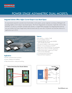Power Stage aSymmetric DuaL moSFets