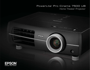 PowerLite Pro Cinema 7500 UB