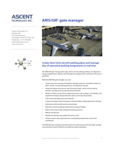 ARIS/GM ® gate manager - Ascent Technology Inc