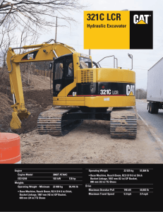 321C LCR Hydraulic Excavator