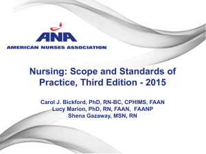 Nursing: Scope and Standards of Practice, Third Edition