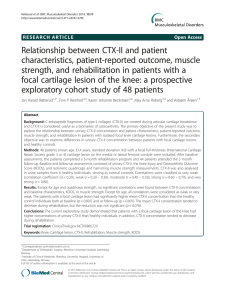 Relationship between CTX-II and patient