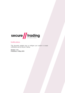 Notifications - Secure Trading