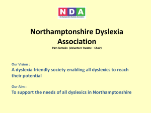 Northamptonshire Dyslexia Association