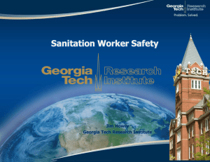 Sanitation Worker Safety - American Meat Institute