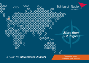 More than just degrees - Edinburgh Napier University