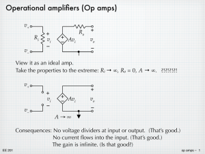 Operational amplifiers (Op amps)