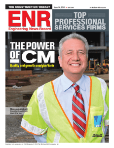 Reprinted with permission by ENR Magazine © 2010 The McGraw
