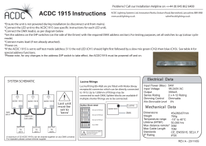 ACDC 1915 Instructions