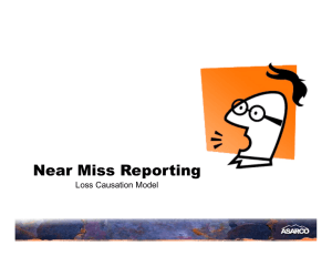 Near Miss Reporting presentation