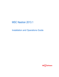 MSC Nastran 2013.1