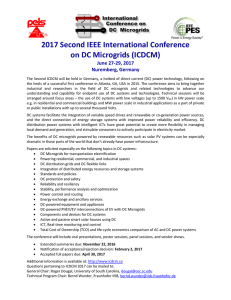 2017 Second IEEE International Conference on DC Microgrids