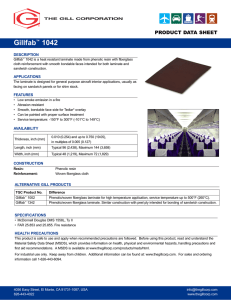 Gillfab™ 1042 - The Gill Corporation
