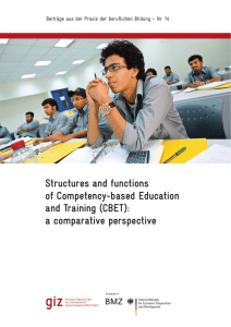 Structures and functions of Competency-based Education and