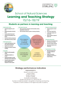 Learning and Teaching Strategy 15/16–18/19