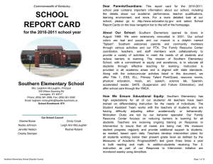 SCHOOL REPORT CARD - Fayette County Public Schools