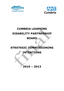 cumbria learning disability partnership board