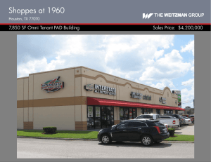 Shoppes at 1960 - Weitzman Group