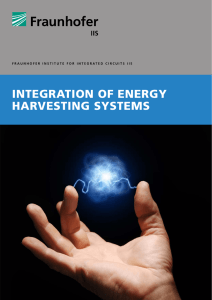 integration of energy harvesting systems