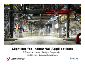 Lighting for Industrial Applications
