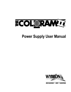 Power Supply User Manual