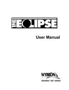 Eclipse I User Manual