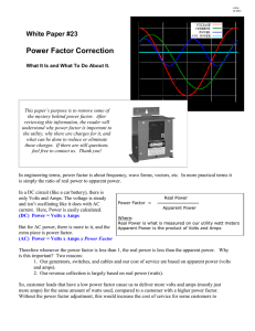 Power Factor Correction Whitepaper