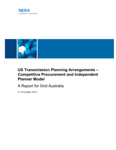US Transmission Planning Arrangements