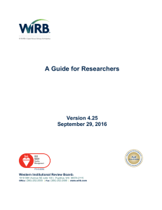 A Guide for Researchers