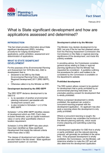 SSD Fact Sheet - Department of Planning and Environment