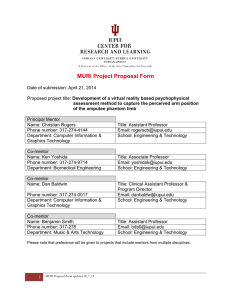 MURI Project Proposal Form - Oncourse