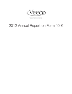 2012 Annual Report on Form 10-K