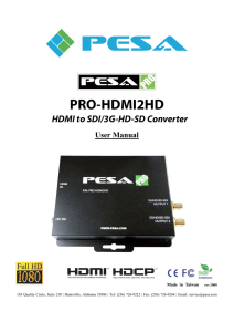 PRO-HDMI2HD