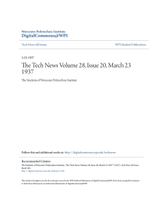 The Tech News Volume 28, Issue 20, March 23 1937