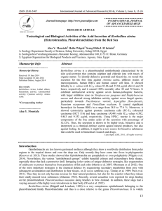 ISSN 2320-5407 International Journal of Advanced Research (2014