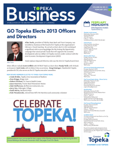 GO Topeka Elects 2013 Officers and Directors
