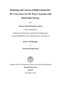 Modeling and Control of Bidirectional DC- DC Converters
