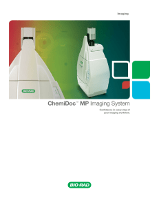 ChemiDoc™ MP Brochure - Bio-Rad
