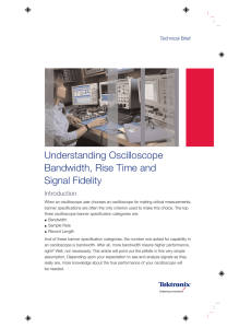 Understanding Oscilloscope Bandwidth, Rise Time and