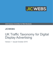 UK Traffic Taxonomy for Digital Display Advertising