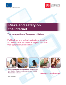 Risks and safety on the internet