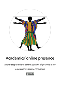 Academics` online presence - OpenUCT